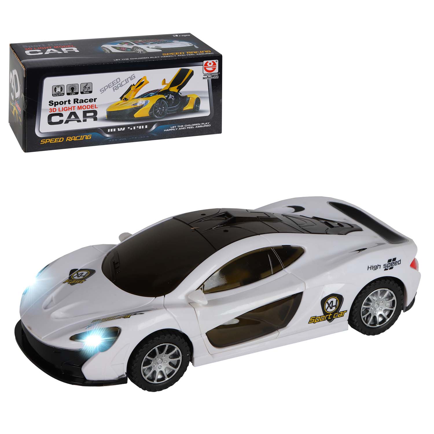 

Машинка XING HONG TOYS гоночная серый JB400758