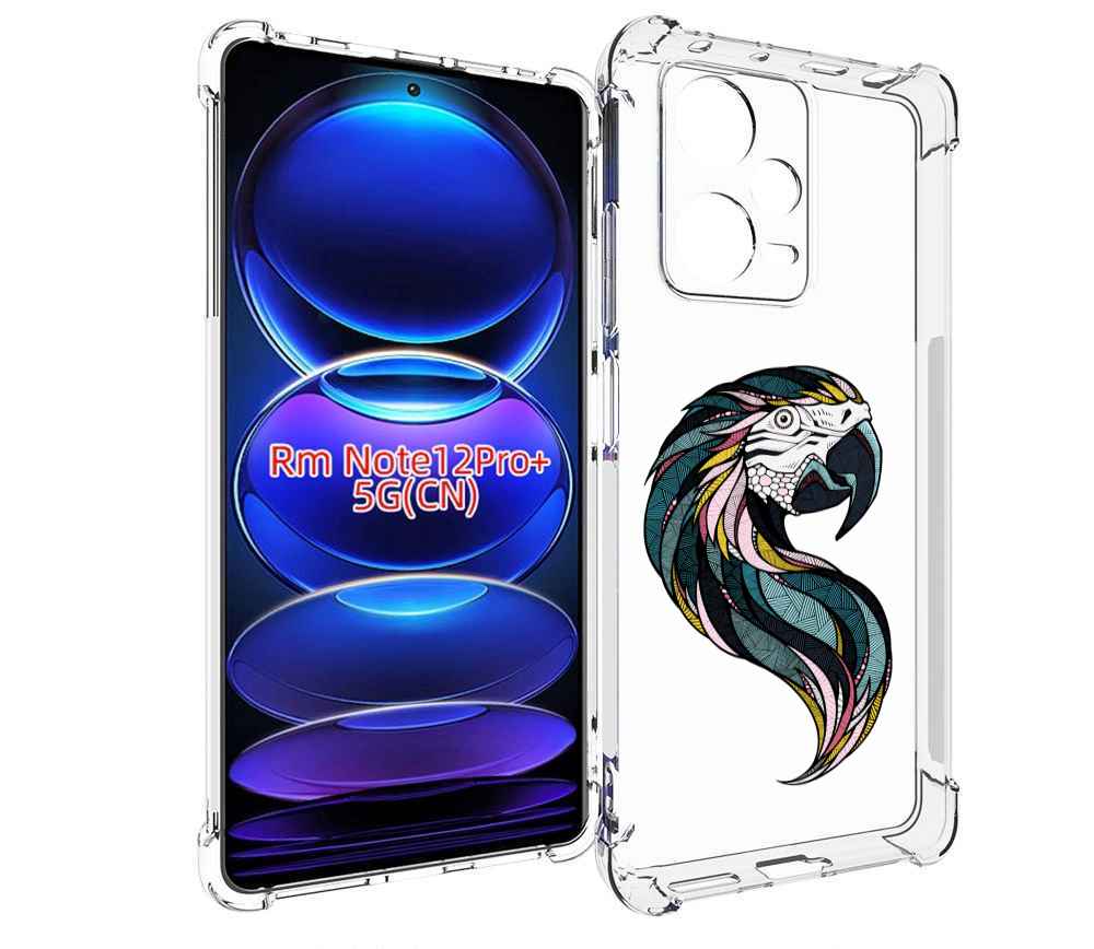 

Чехол MyPads полупопугай для Xiaomi Redmi Note 12 Pro + Plus, Прозрачный, Tocco