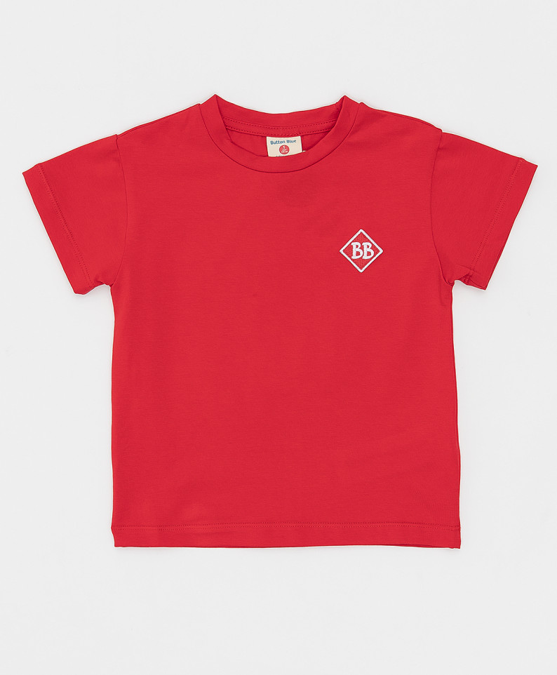 фото Красная футболка button blue для мальчиков 116