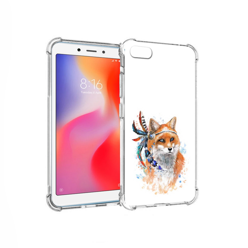 

Чехол MyPads Tocco для Xiaomi Redmi 6A инду лиса (PT113916.305.377), Прозрачный, Tocco