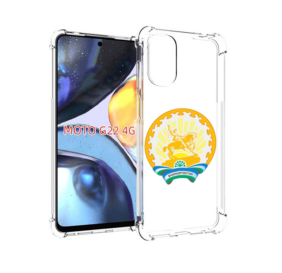 

Чехол MyPads герб-башкортостан-уфа для Motorola Moto G22 4G, Прозрачный, Tocco