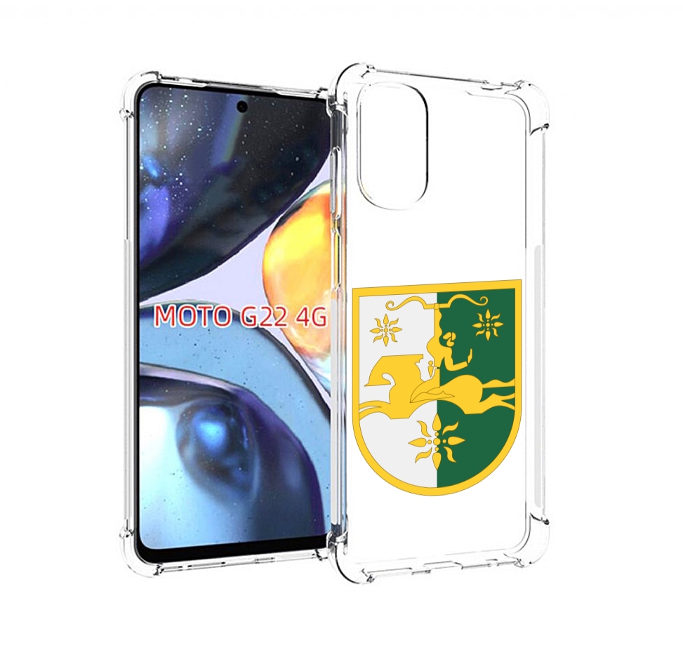 

Чехол MyPads герб-абхазии для Motorola Moto G22 4G, Прозрачный, Tocco