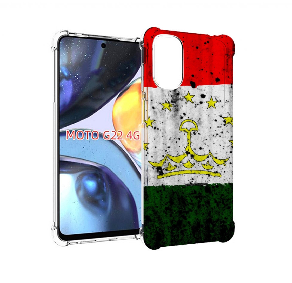 

Чехол MyPads герб флаг таджикистан для Motorola Moto G22 4G, Прозрачный, Tocco