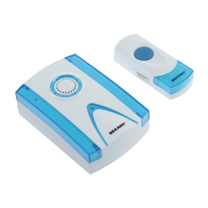

Звонок REXANT RX-3, беспроводной, 32 мелодии, 100 м, от батареек, белый