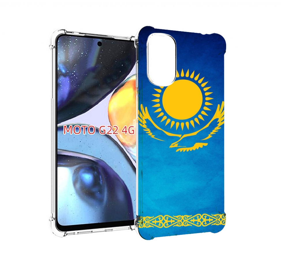 

Чехол MyPads герб и флаг казахстана для Motorola Moto G22 4G, Прозрачный, Tocco