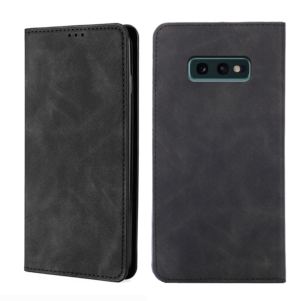 

Чехол-книжка MyPads для Samsung Galaxy S10e (SM-G970F) / Самсунг S10e мягкое прикоснове..., Черный