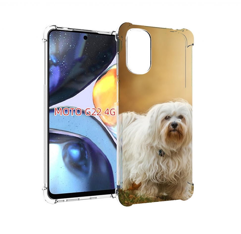 

Чехол MyPads гаванскии бишон для Motorola Moto G22 4G, Прозрачный, Tocco