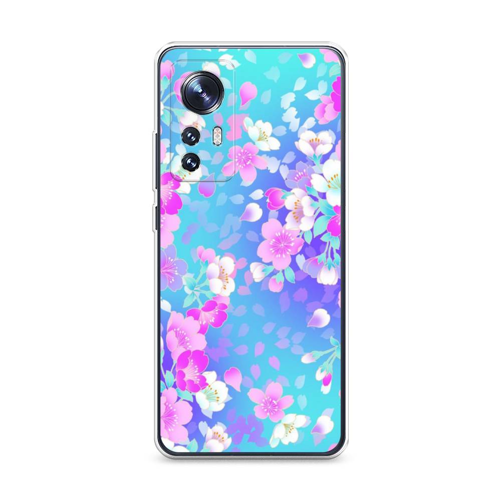 

Чехол Awog на Xiaomi 12/12X/12S "Яблоневые цветы", Разноцветный, 312950-8