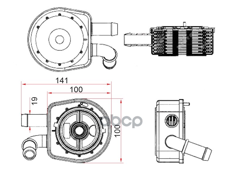 

Радиатор Масляный Mazda 3 09-/Mazda 5 10-/Cx-7 09- Sat Арт. St-Lf6W14700A