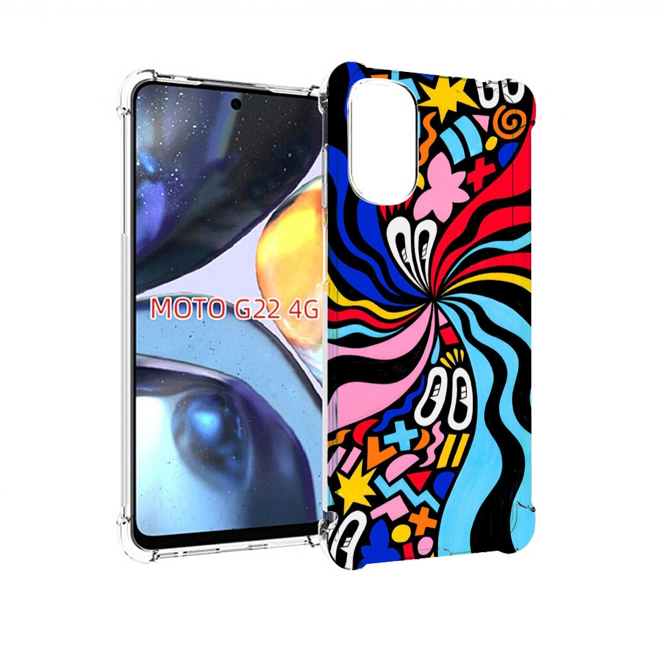 

Чехол MyPads волнистая-абстракция для Motorola Moto G22 4G, Прозрачный, Tocco