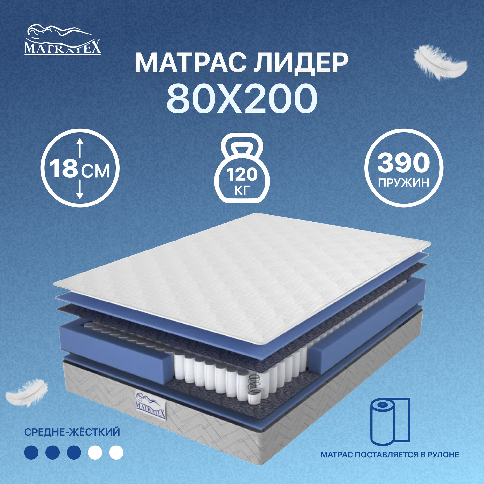 Матрас ЛИДЕР 80x200