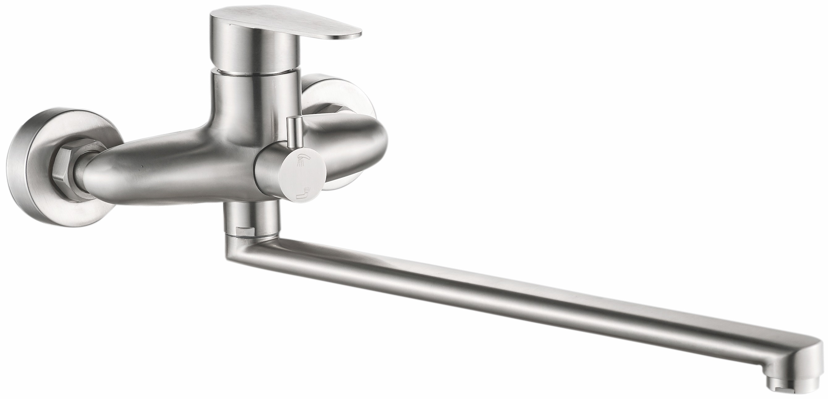 

Cмеситель для ванны Haiba HB22801-2, Серебристый