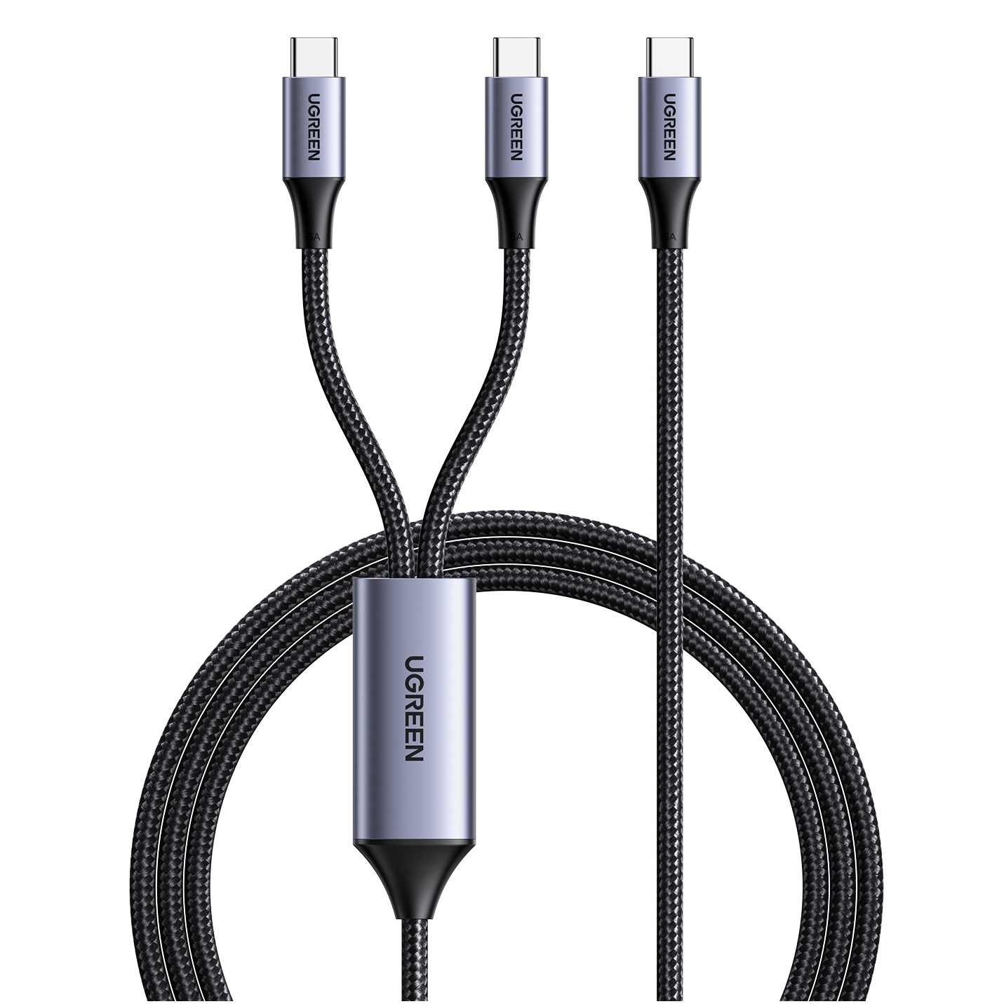 

Кабель USB Type-C-USB Type-C uGreen US561 1.5м черный, US561