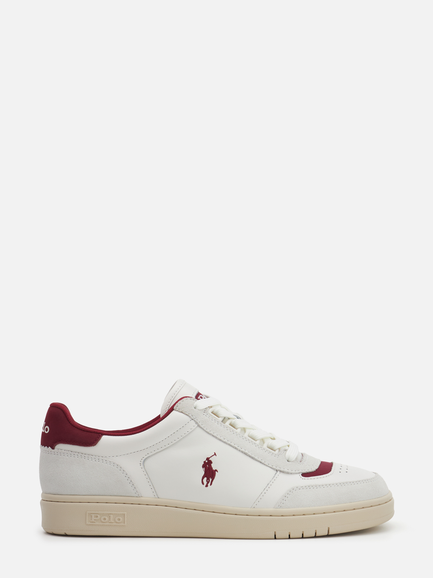 

Кеды мужские Polo Ralph Lauren Court 809940317 белые 39 EU, Белый, Court