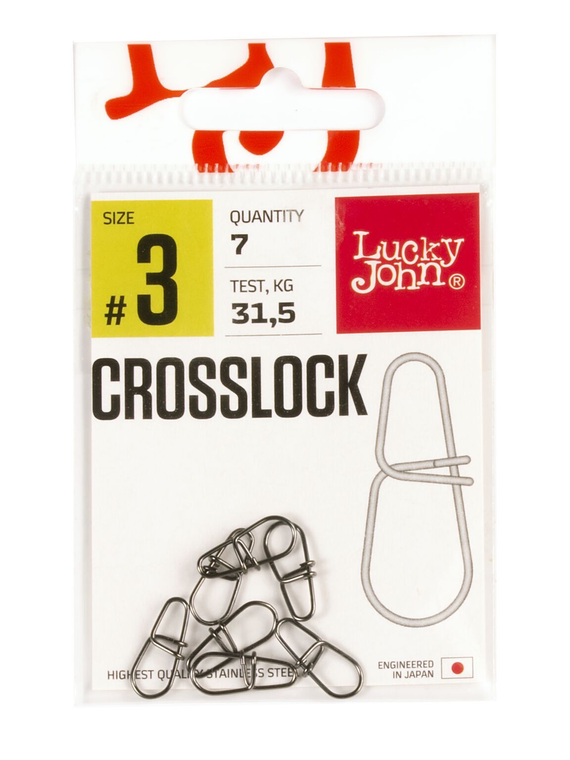 Застежки LJ Pro Series CROSSLOCK 003 315кг 7шт 239₽