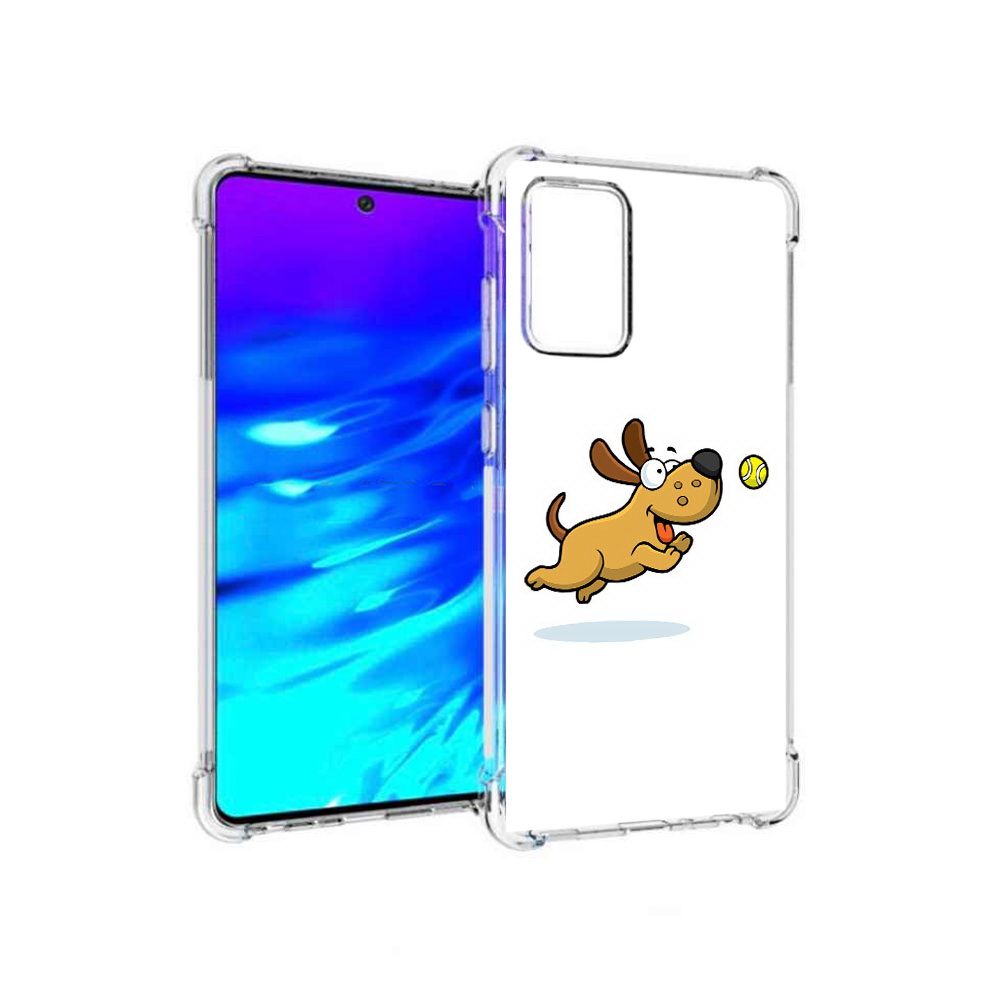 

Чехол MyPads Tocco для Samsung Galaxy A72 пёсик (PT158633.553.563), Прозрачный, Tocco