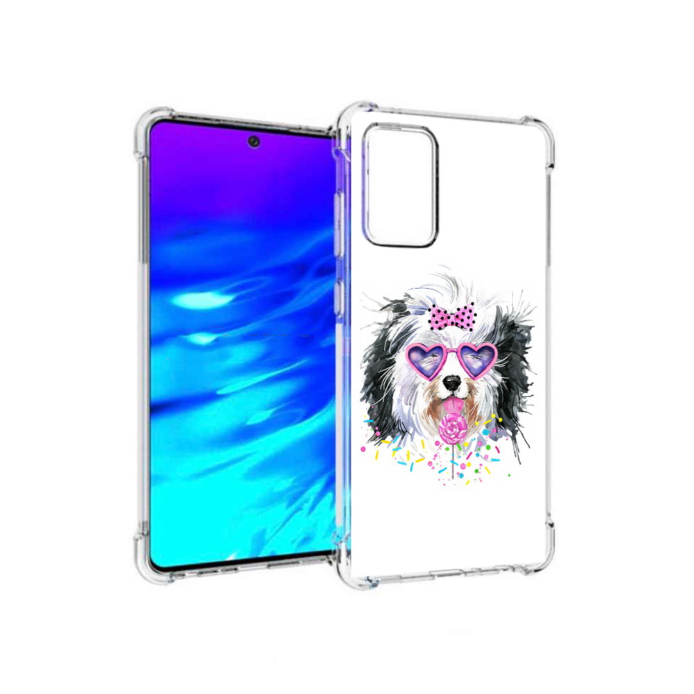 

Чехол MyPads Tocco для Samsung Galaxy A72 пушистик (PT158633.553.559), Прозрачный, Tocco