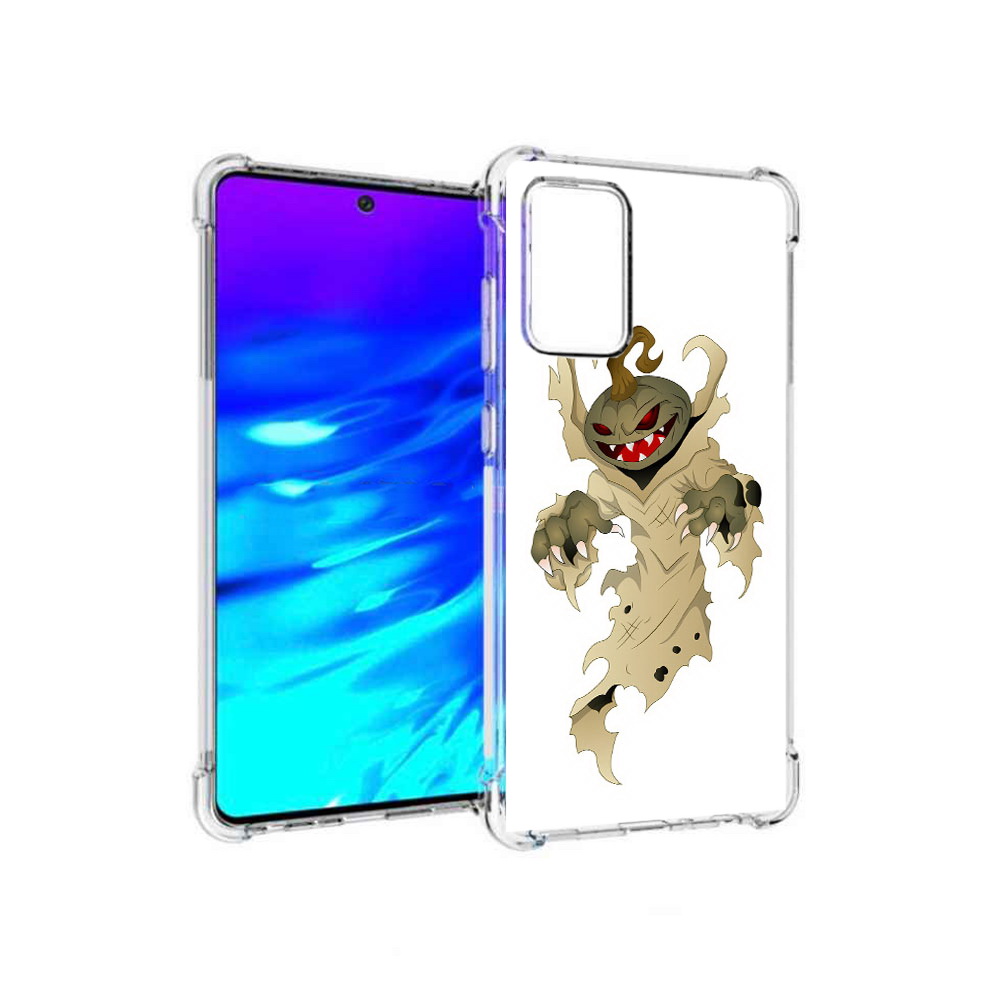 

Чехол MyPads Tocco для Samsung Galaxy A72 призрак хэллоуина (PT158633.553.555), Прозрачный, Tocco