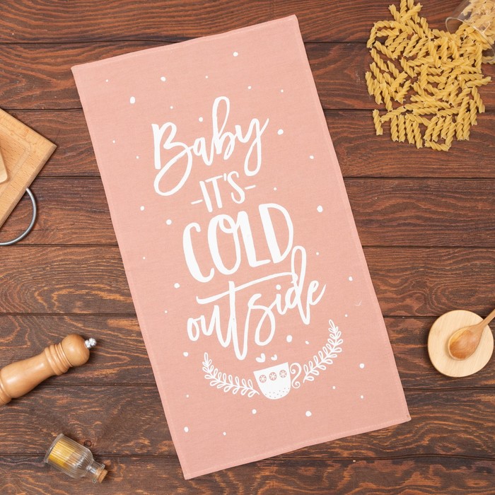 

Полотенце Этель "It's cold outside" 32*58 (±3 см), 100% хлопок