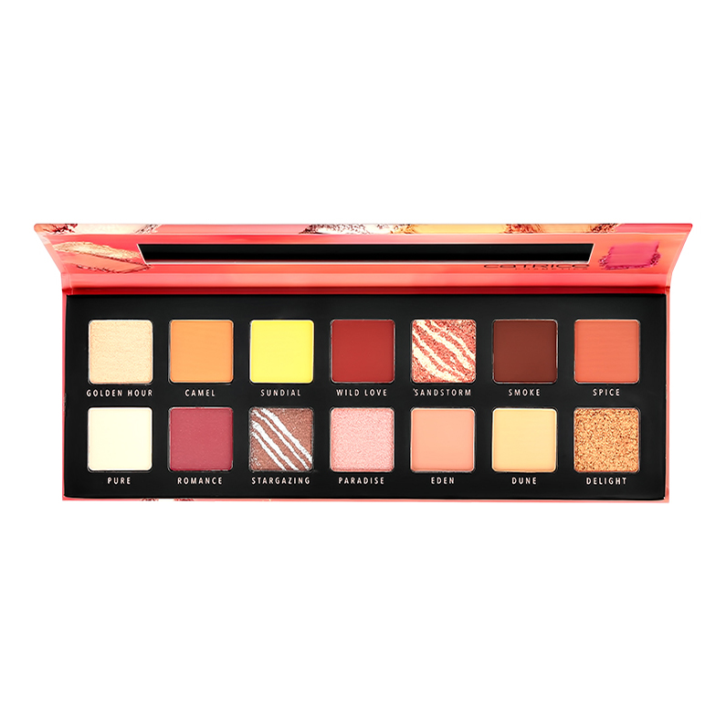 

Палетка теней для век Catrice Pro Desert Romance Slim 010 10,6 г, Разноцветный