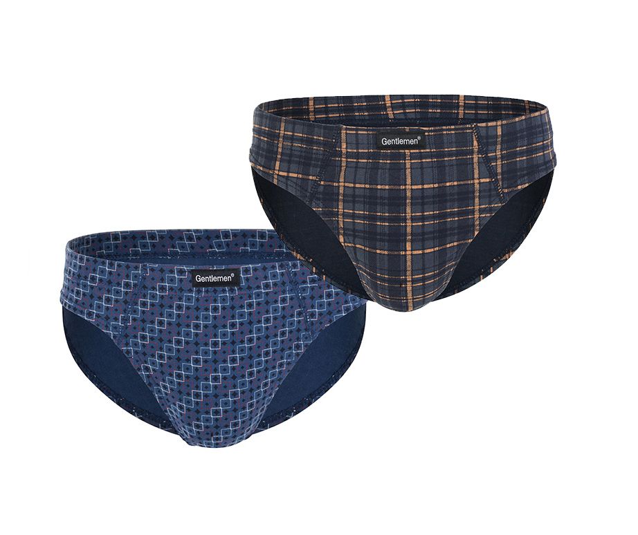 

Комплект трусов мужских Gentlemen слипы разноцветных XXXL, Разноцветный, слипы