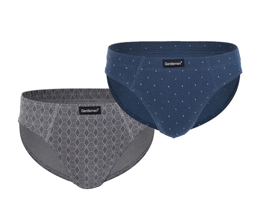 

Комплект трусов мужских Gentlemen слипы разноцветных M, Разноцветный, слипы