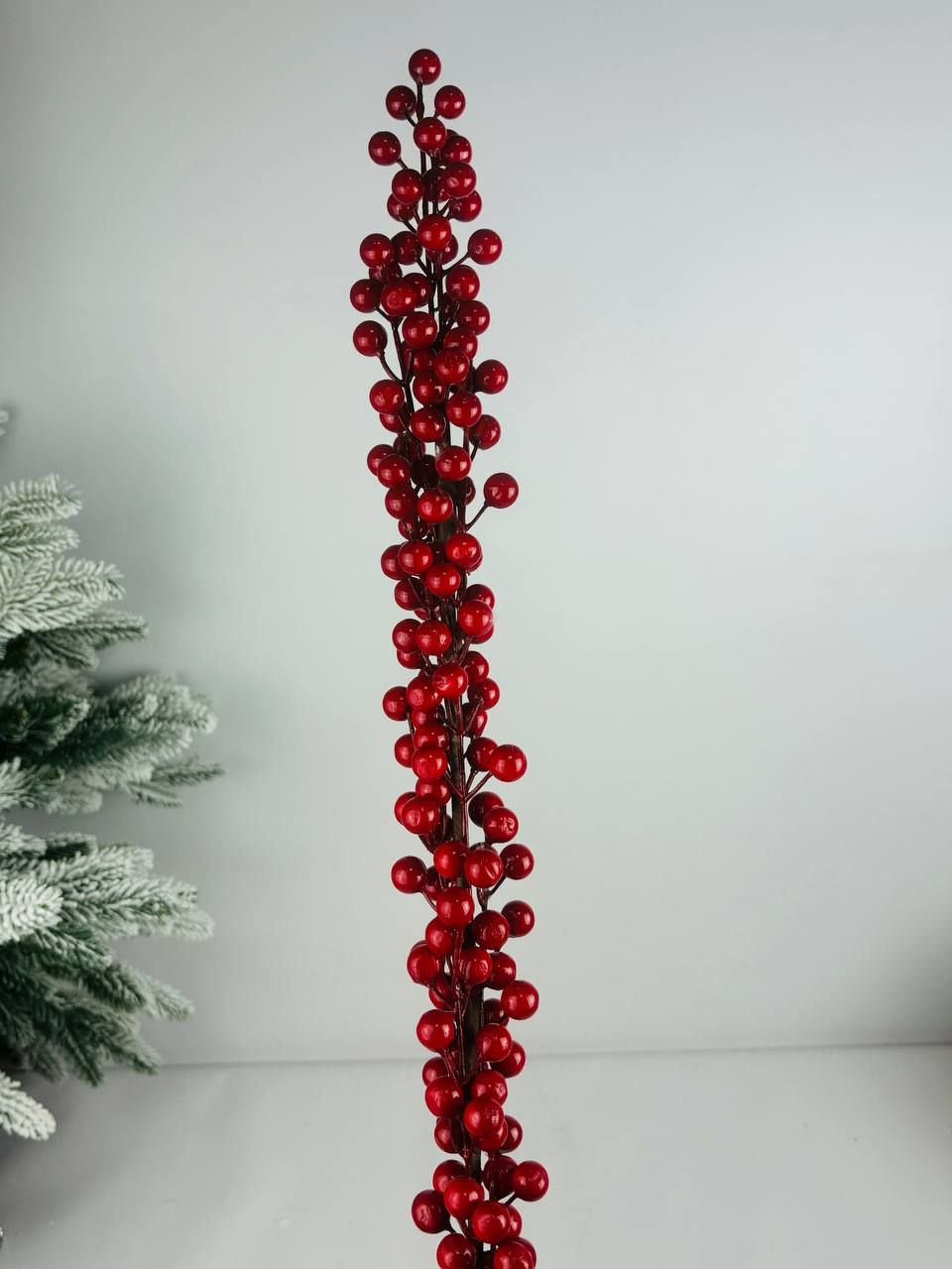 

Новогоднее украшение- Ветка с шариками Merry Christmas красный 1 шт. 18751