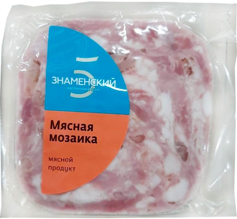 Мозаика мясная Знаменские деликатесы в вакуумной упаковке 350 г 120₽