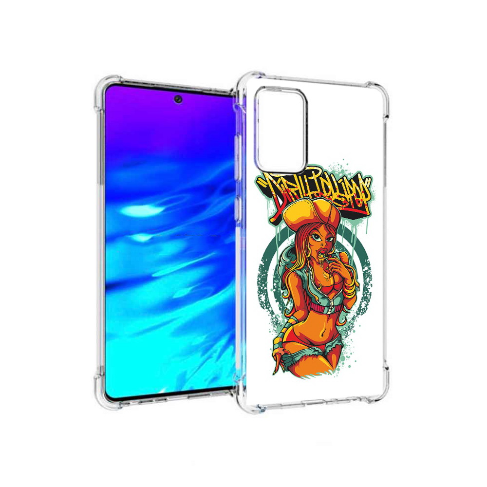 Чехол MyPads Tocco для Samsung Galaxy A72 нарисованная девушка комикс (PT158633.553.500)