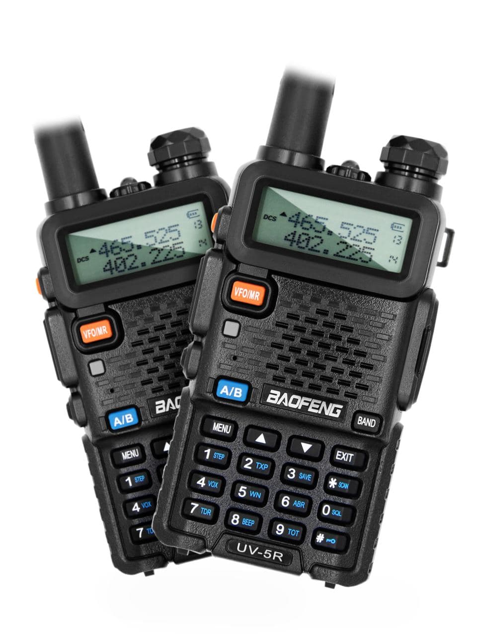 

Комплект раций: Радиостанция Baofeng UV-5R 5W черная, UV-5R 5W