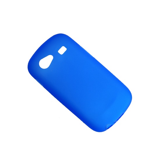 Чехол Samsung i9020, i9023 (Google Nexus S) силиконовый матовый <синий>