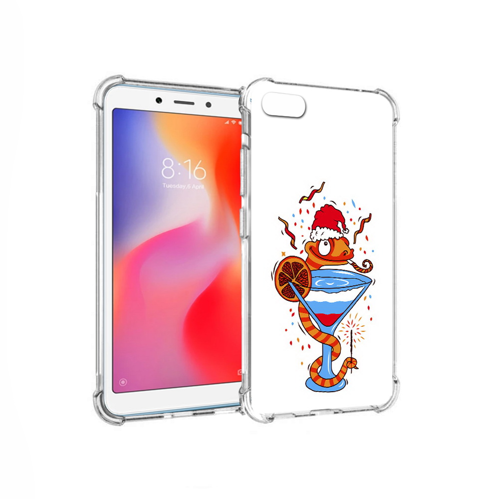 

Чехол MyPads Tocco для Xiaomi Redmi 6A змейка (PT113916.305.364), Прозрачный, Tocco