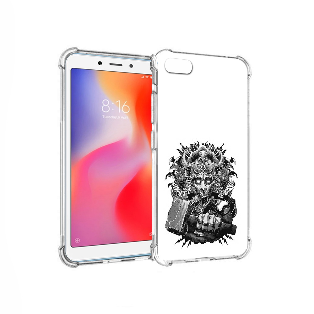 

Чехол MyPads Tocco для Xiaomi Redmi 6A злой тор (PT113916.305.363), Прозрачный, Tocco