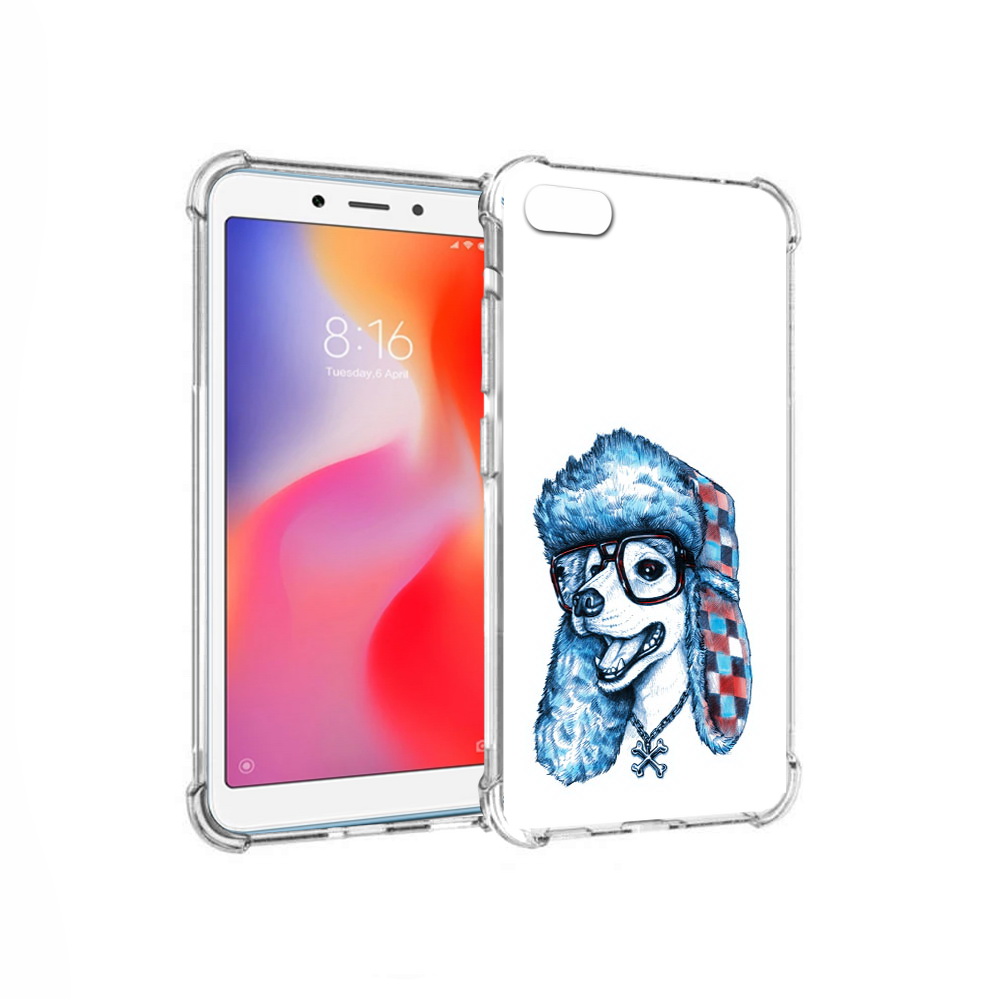 Чехол MyPads Tocco для Xiaomi Redmi 6A зимний пес (PT113916.305.362)