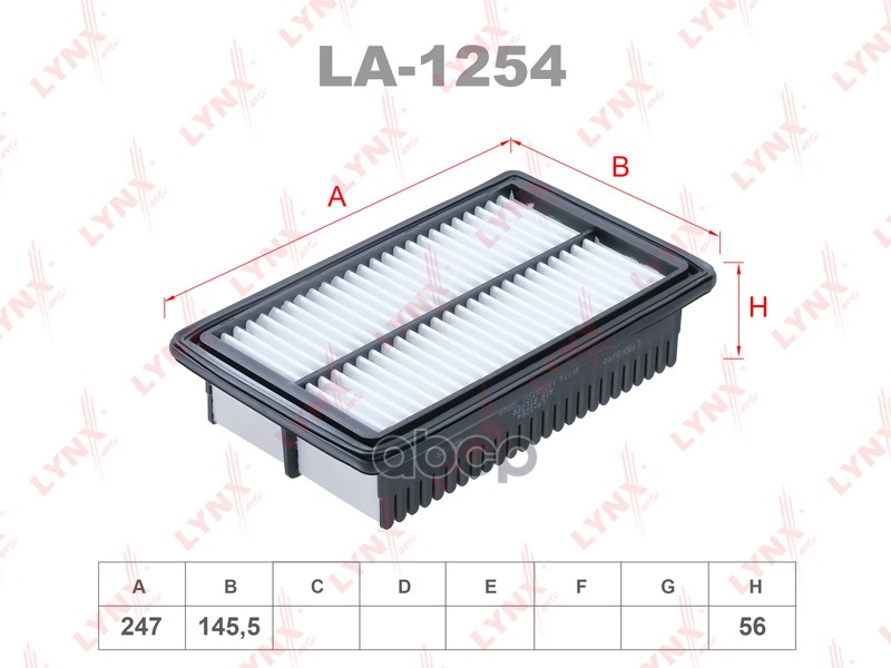 

Воздушный фильтр LYNXauto la1254