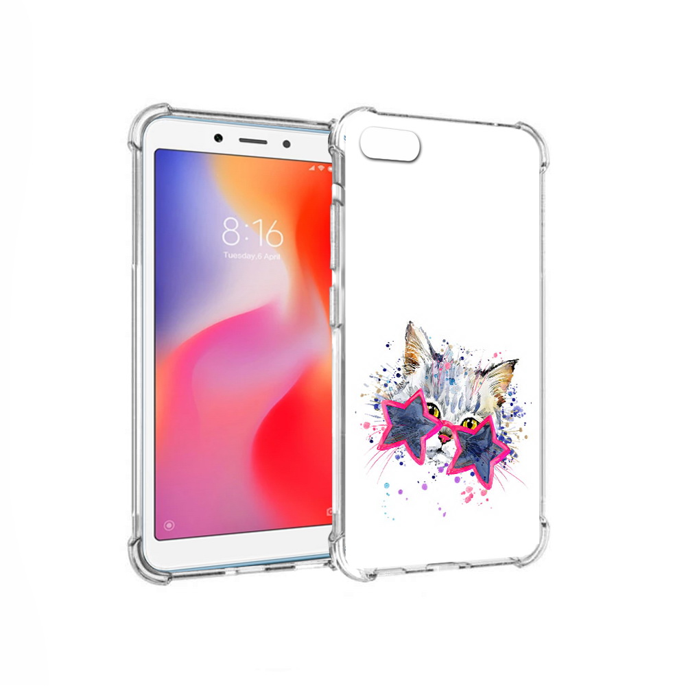 

Чехол MyPads Tocco для Xiaomi Redmi 6A звездные очки (PT113916.305.353), Прозрачный, Tocco