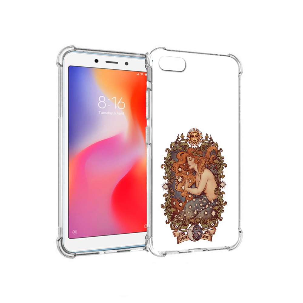 

Чехол MyPads Tocco для Xiaomi Redmi 6A звездная девушка абстракция (PT113916.305.351), Прозрачный, Tocco