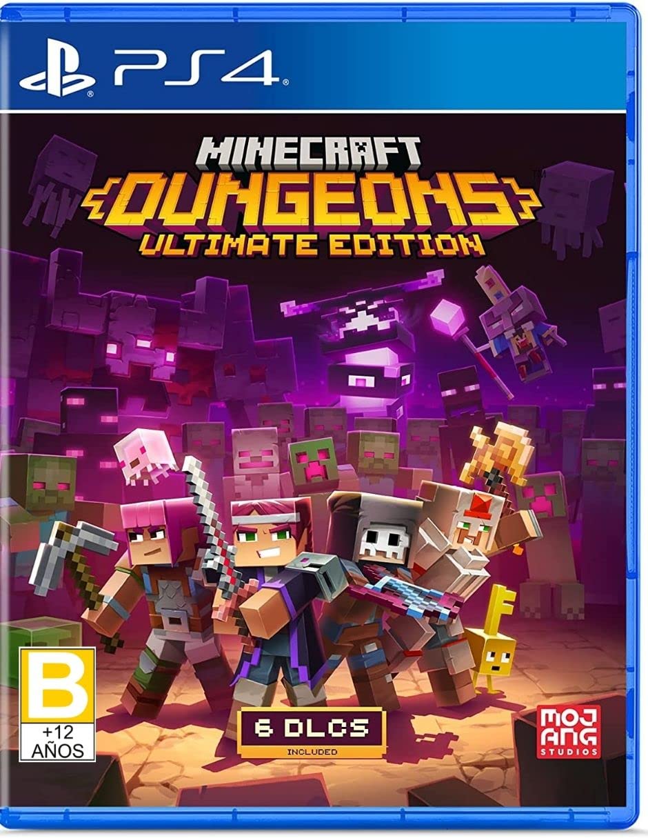 Игра Minecraft Dungeons Ultimate Edition для PS4