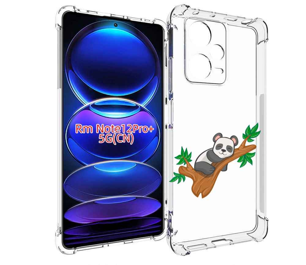 

Чехол MyPads панда-на-деревце для Xiaomi Redmi Note 12 Pro + Plus, Прозрачный, Tocco