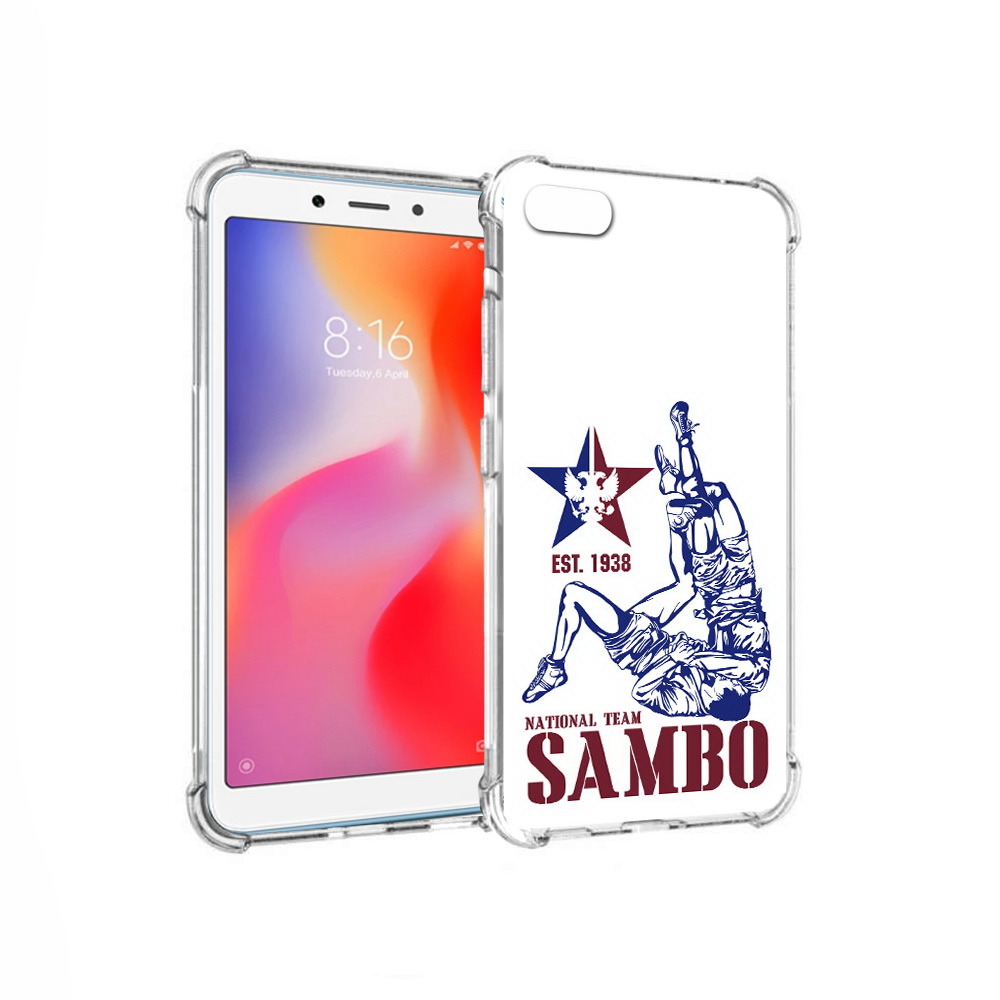 

Чехол MyPads Tocco для Xiaomi Redmi 6A единоборства самбо (PT113916.305.344), Прозрачный, Tocco