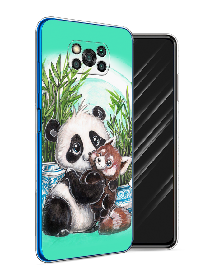 

Чехол Awog на Poco X3/X3 Pro "Друзья зверята", Разноцветный, 310650-2