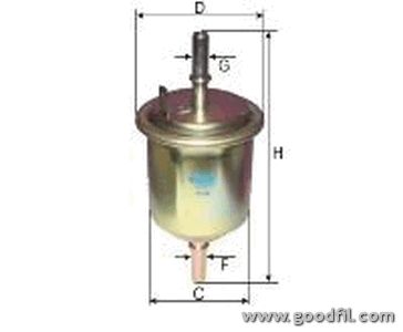 

Фильтр Топливный Fg606 GOODWILL fg606