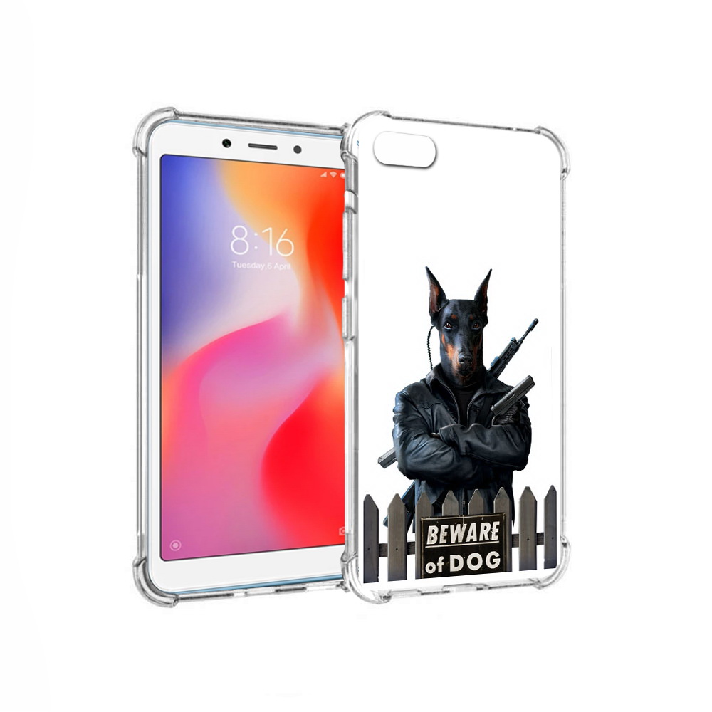 

Чехол MyPads Tocco для Xiaomi Redmi 6A доберман (PT113916.305.332), Прозрачный, Tocco