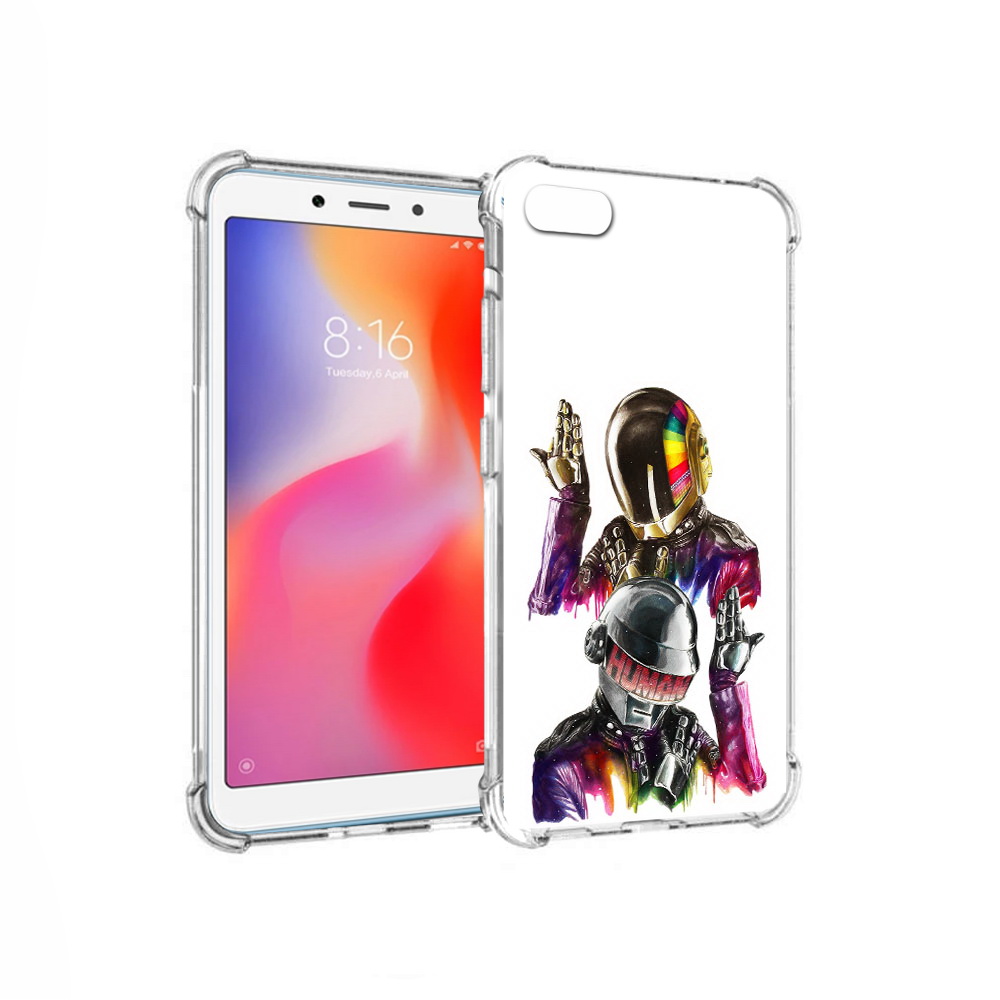 

Чехол MyPads Tocco для Xiaomi Redmi 6A диско космонавты (PT113916.305.329), Прозрачный, Tocco