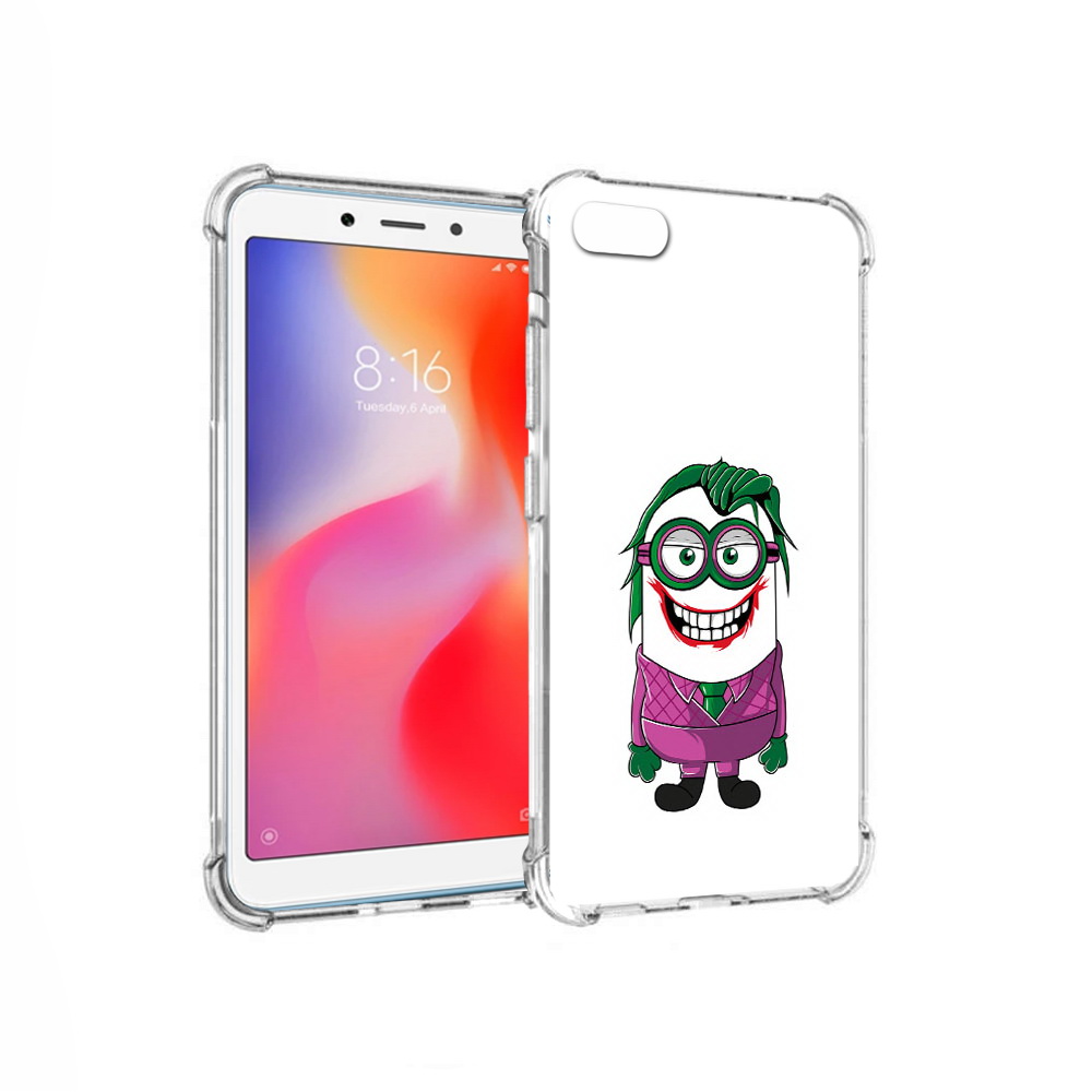 

Чехол MyPads Tocco для Xiaomi Redmi 6A джокер миньон (PT113916.305.322), Прозрачный, Tocco