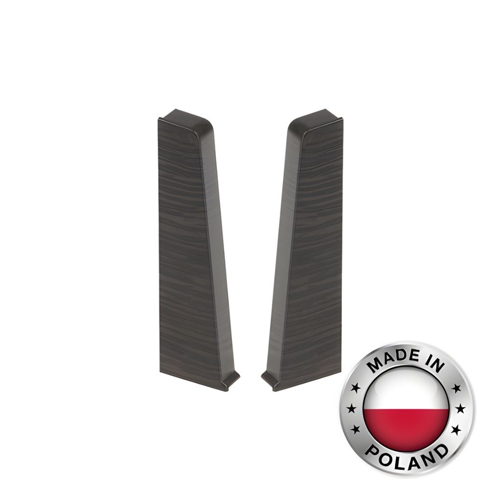 

Плинтус Cezar Finish Hi-Line 200 Темный Венге 2x5м, Черный