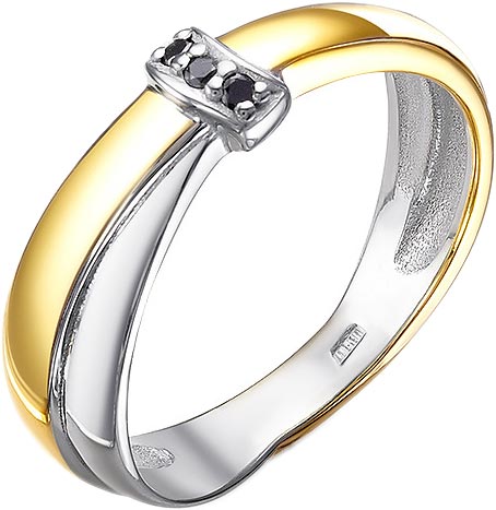 Кольцо из серебра р. 18,5 Империал K1459/Ag-605POZ, бриллиант