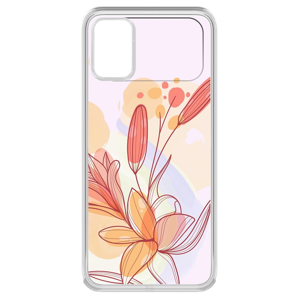 

Чехол-накладка Krutoff Clear Case Фантазия для Poco M3, Прозрачный