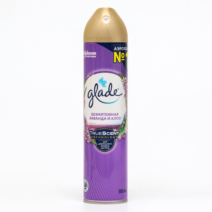 

Освежитель воздуха Glade "Безмятежная лаванда и алоэ", 300 мл
