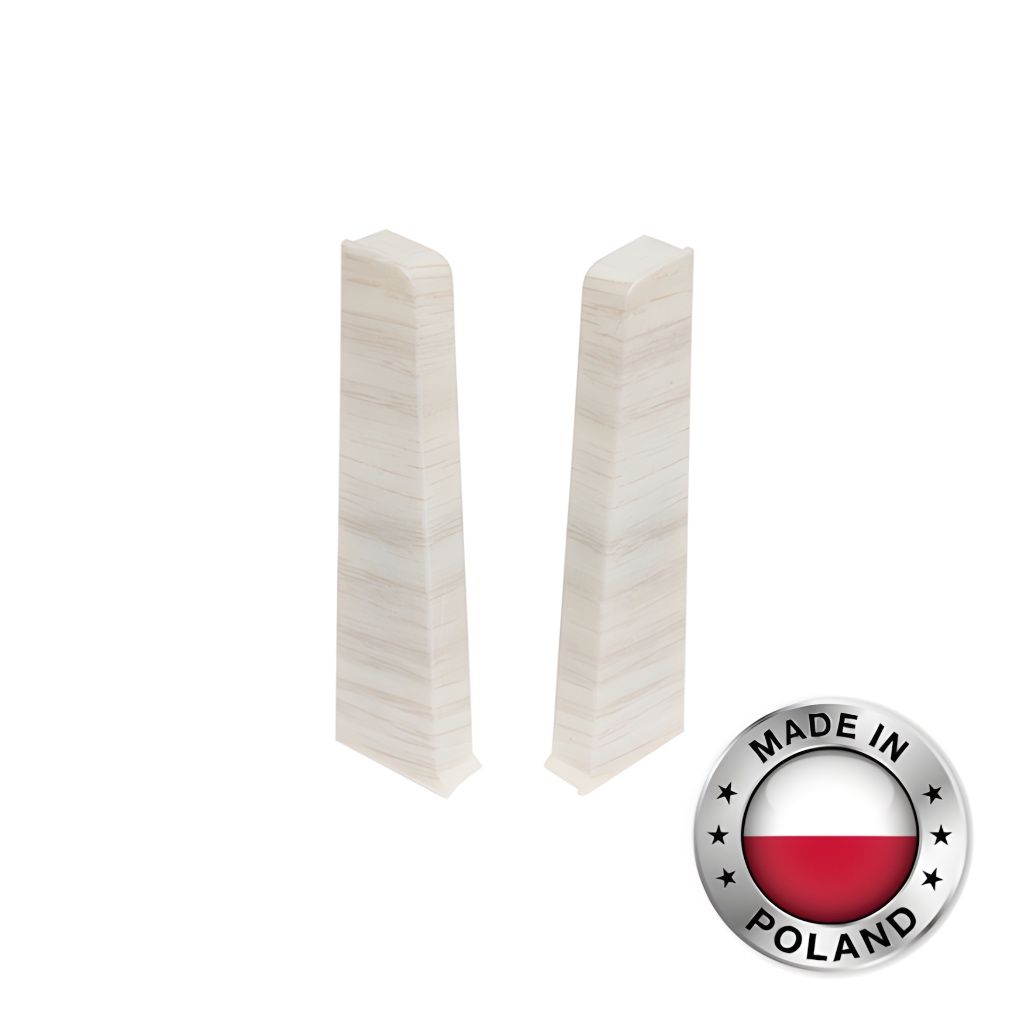 

Плинтус Cezar FINISH HI-LINE 163 Дуб Осиновый, Белый